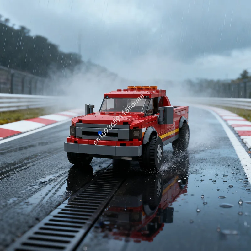 

368pcs MOC Fire Department Chief S F 8 Stud City Model Building Blocks Christmas Gift Construction Toys DIY Idea Education Kids