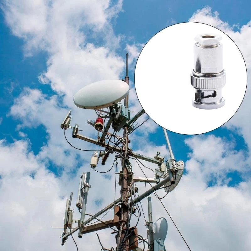 

R1WD Copper BNC RG58 Connector for Office and Computer Applications Universal BNC Coupler