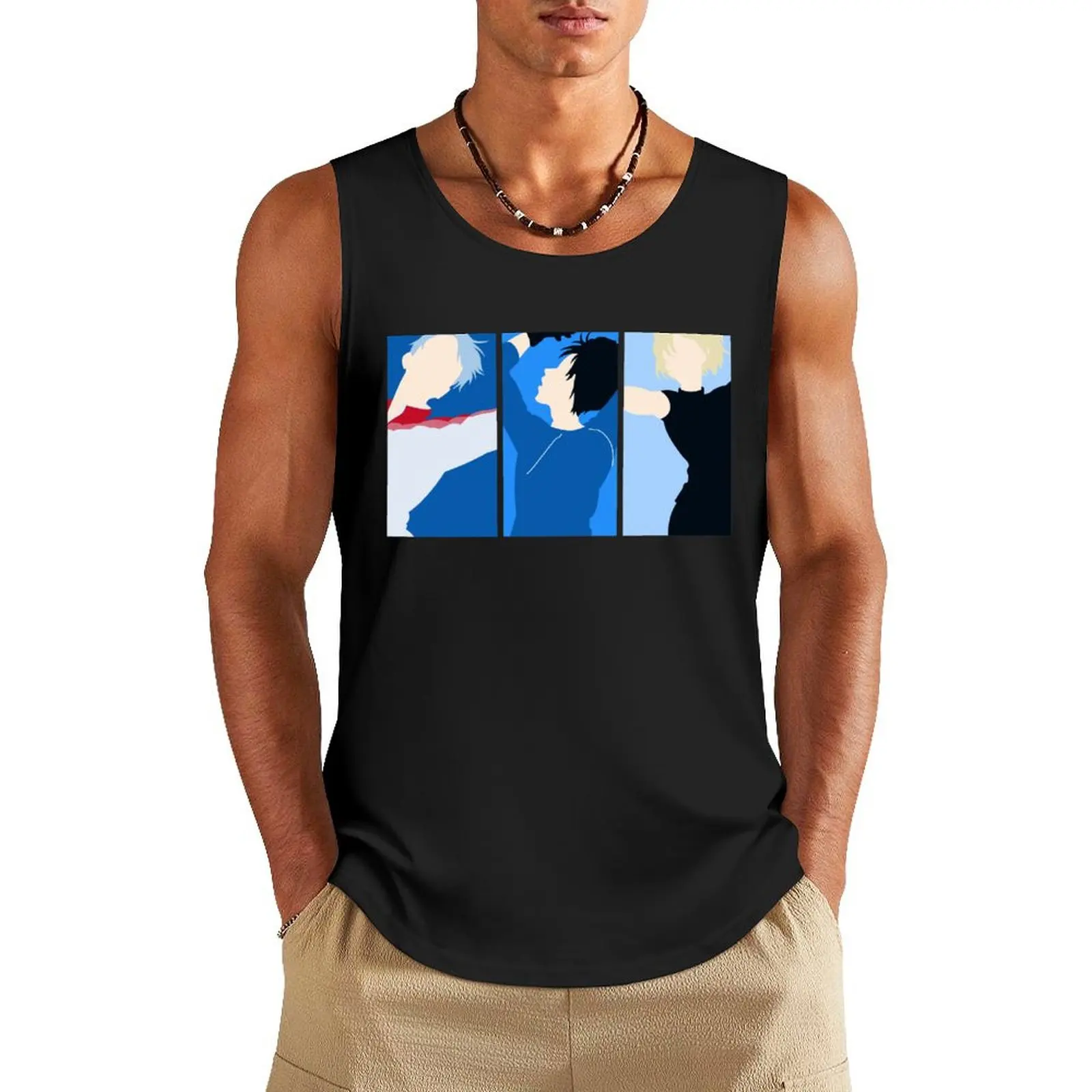 Футболка Victor, Yuri, Yurio, Мужская одежда для бодибилдинга Футболка Victor, Yuri, Yurio, Мужская одежда для бодибилдинга