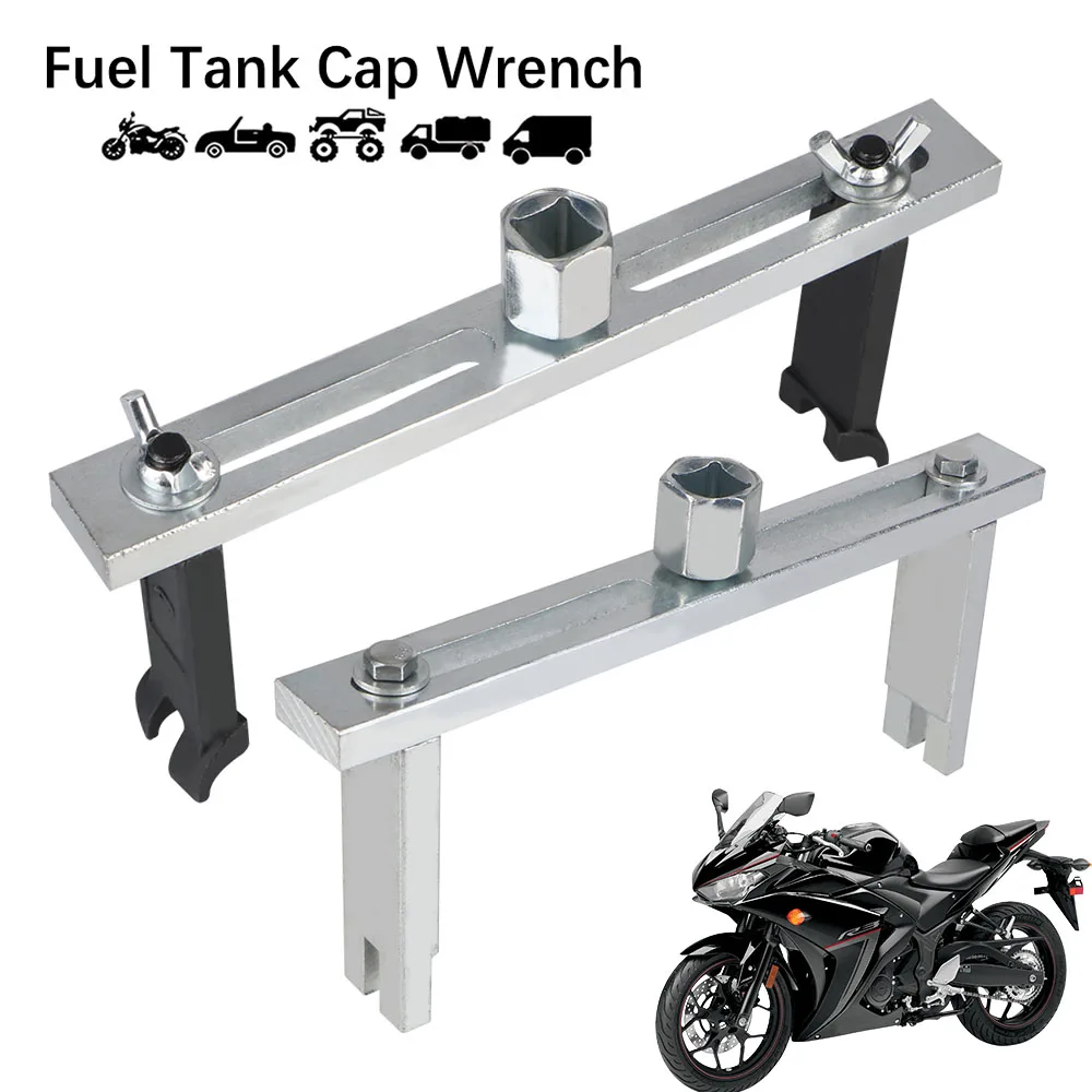 

Motorcycle Fuel Tank Cap Wrench Removal Tools Oil Pump Plier Clip 2 Claw Petrol Tank Clamp Car Supplies Repair Tools Garage Tool