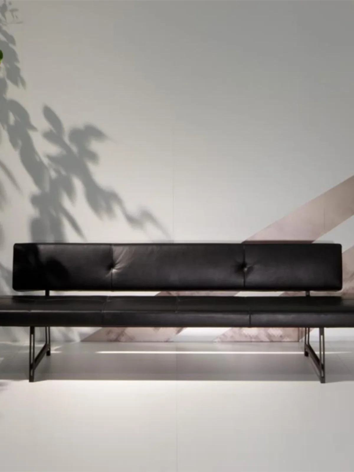 

hgNordic роскошный кожаный обеденный стол, стул, промышленный табурет для ветровой обуви, простая современная скамейка со спинкой, скамейка