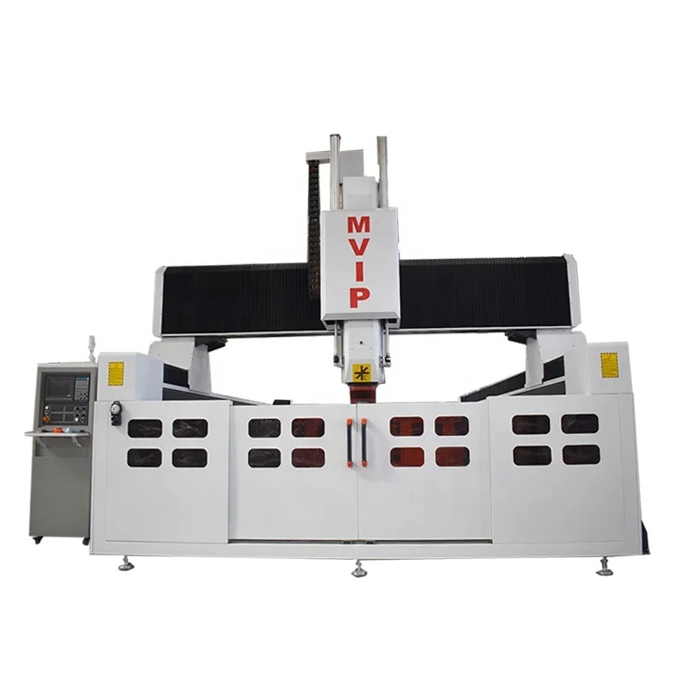 Carbon Fiber Wood Composite Materials 5-Axis CNC Hining Center For Milg