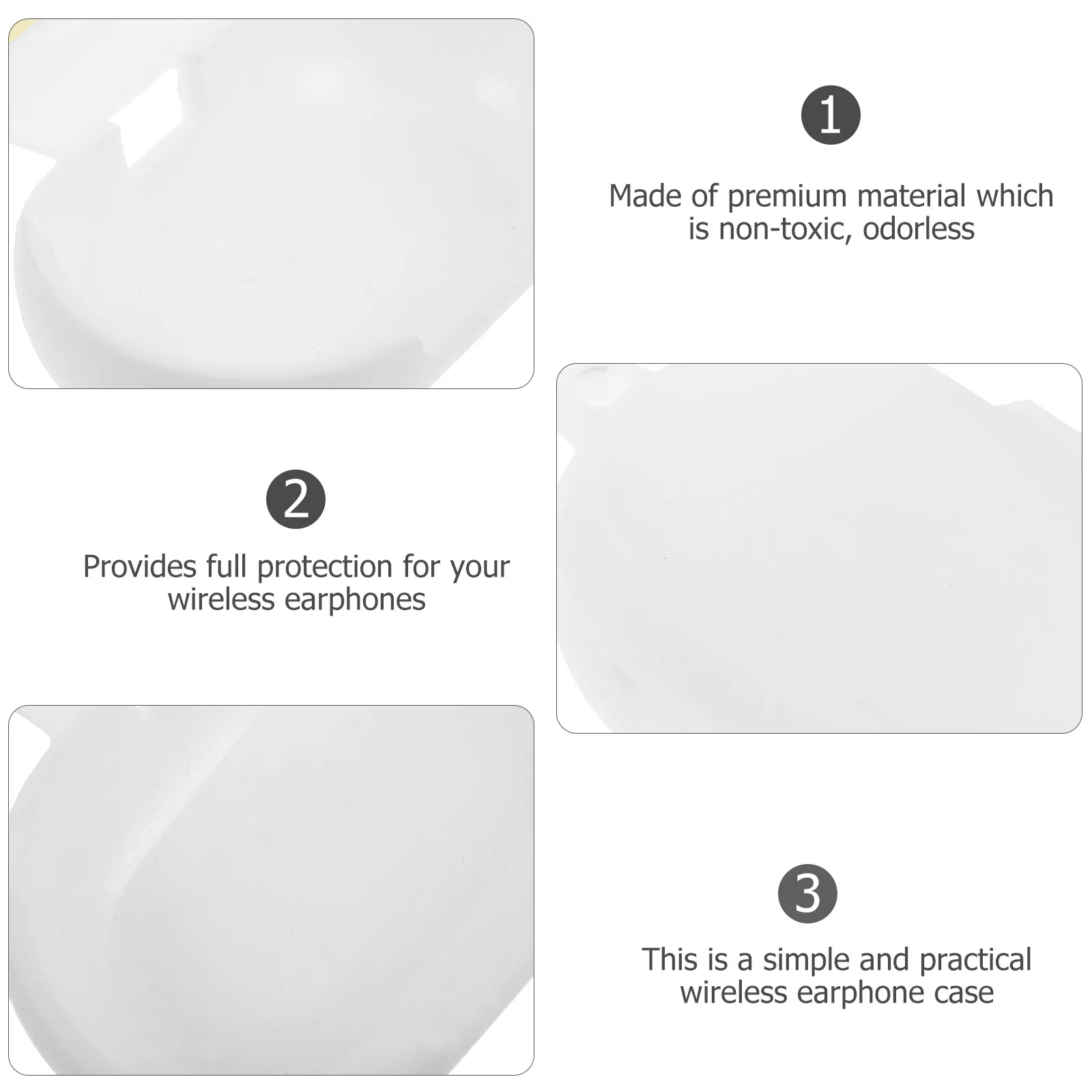 

Earphone Protective Case Anti Dust Moisture Proof Wireless Earbuds Cover Bag for headphones