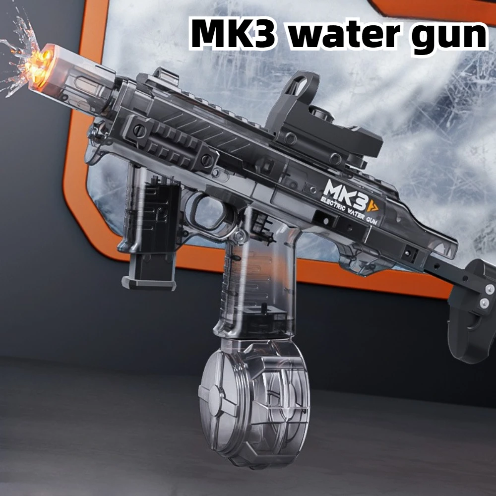 

MK3 Strobe Light Firecap High Speed Burst Large Capacity Linked Rebound Firelight Ice Mouse Children's Toy Water Gun
