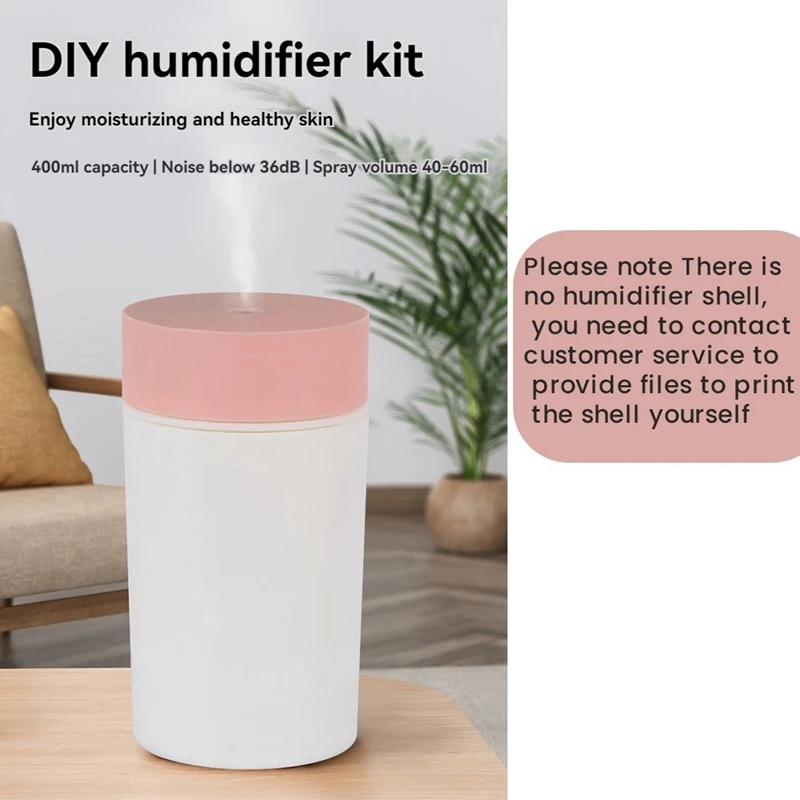 DIY Humidifier Kit Spray Module Atomizer Driver Board For 3D Printing DIY Humidifier Without Shell