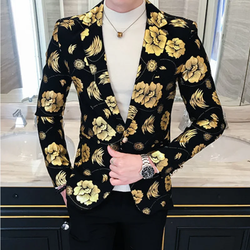 

Four Seasons New 2024 High-quality Male Korean Version of Fashion All Fashion Trend Young Men Small Suit Men Slim Handsome Suit