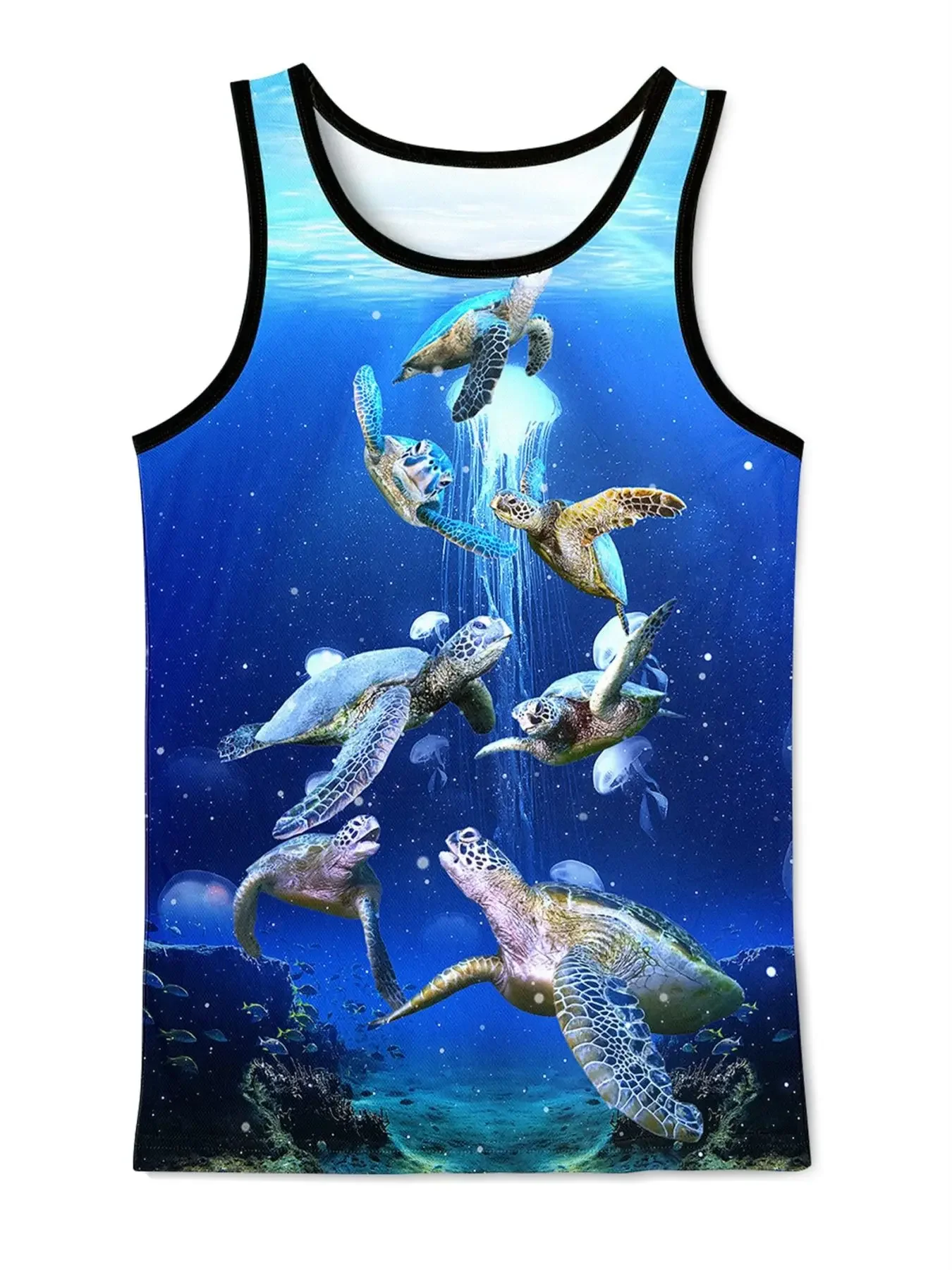 MSIEESO Brand Vest Hawaiian Shirt Pineapple Skull Pattern Printed Men Singlet Fashion Sleeveless Tank-Tops Casual Unisex Chaleco