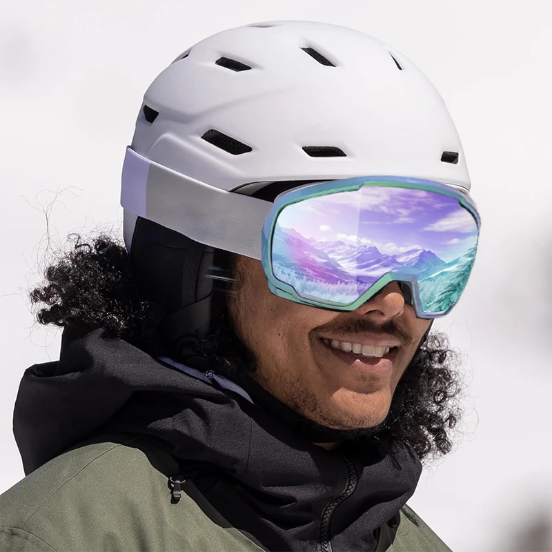 

Оптовый производитель женских сменных сменных безрамных роскошных лыжных очков с линзами