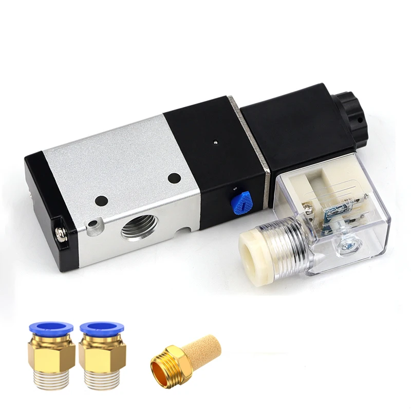 

3 Way Port 2 Position 3V210-08 PC Pneumatic Air Solenoid Valve Electric Control Gas Magnetic Valve DC12V DC24V AC110V AC220V