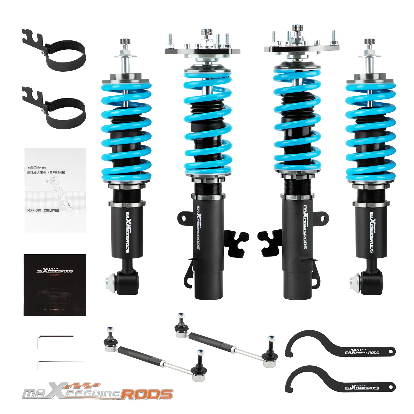 MaXpeedingrods Coilover Suspension 24 Way Damper Kit For Mini Clubman R55 Cooper D 2007-2014