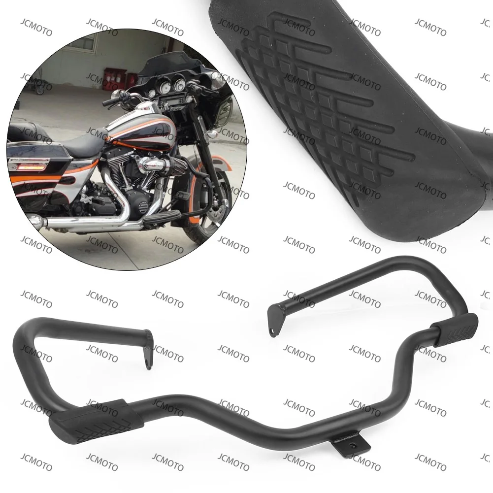 

For Harley Davidson Touring Models 1997-2000 2001 2002 20003 2004 2005 2006 2007 2008 Black Motorcycle Engine Highway Crash Bar