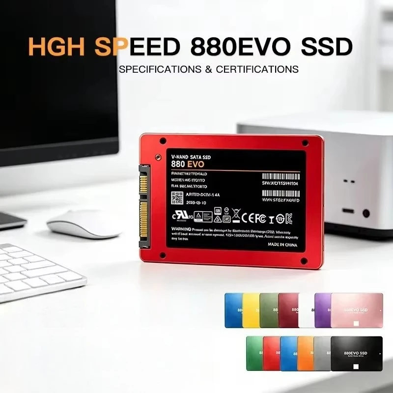 2.5 Inch SATA3 High Speed SSD 1TB 2TB 4TB Internal Solid State Drive for Desktop Laptop Mini PC Storage Upgrade Max Unit