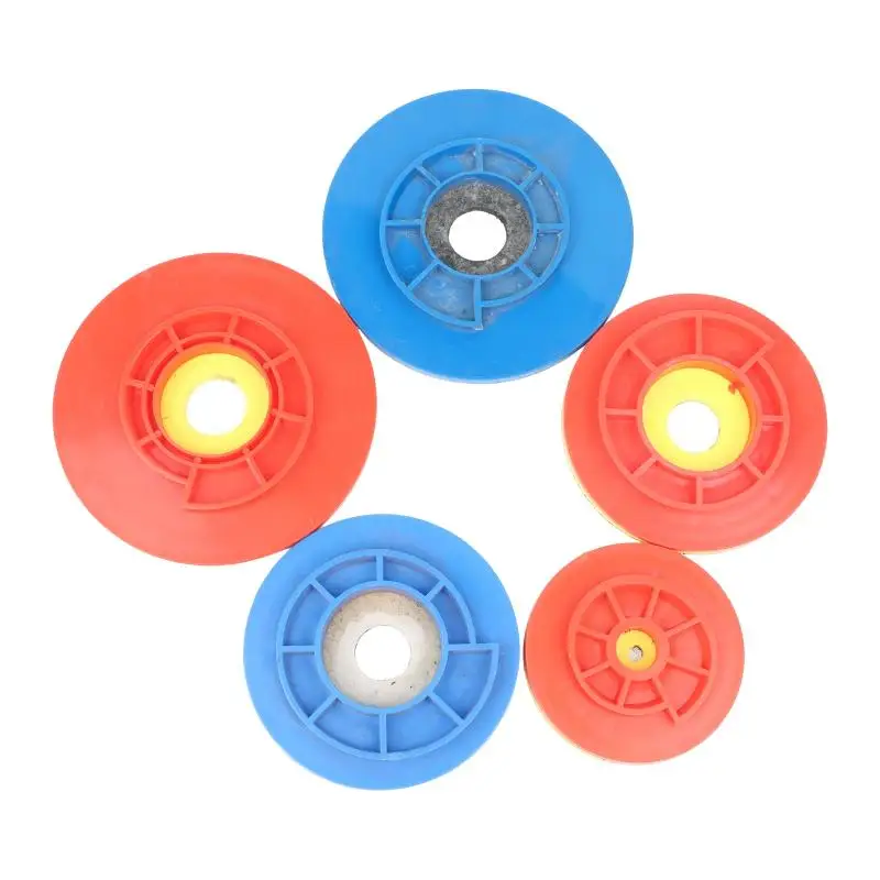 Snail Lock Snap Foam Back-up Pad With Plastic Base For Connection Of Angle Grinder And Polishing Pad With Snail Lock