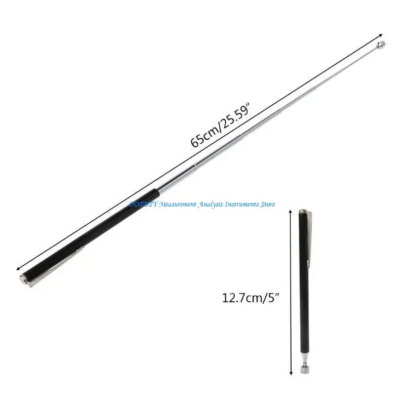 367D Mini Portable Telescopic Magnet Pen StrENDeerbare Pick Up Rod Handhe