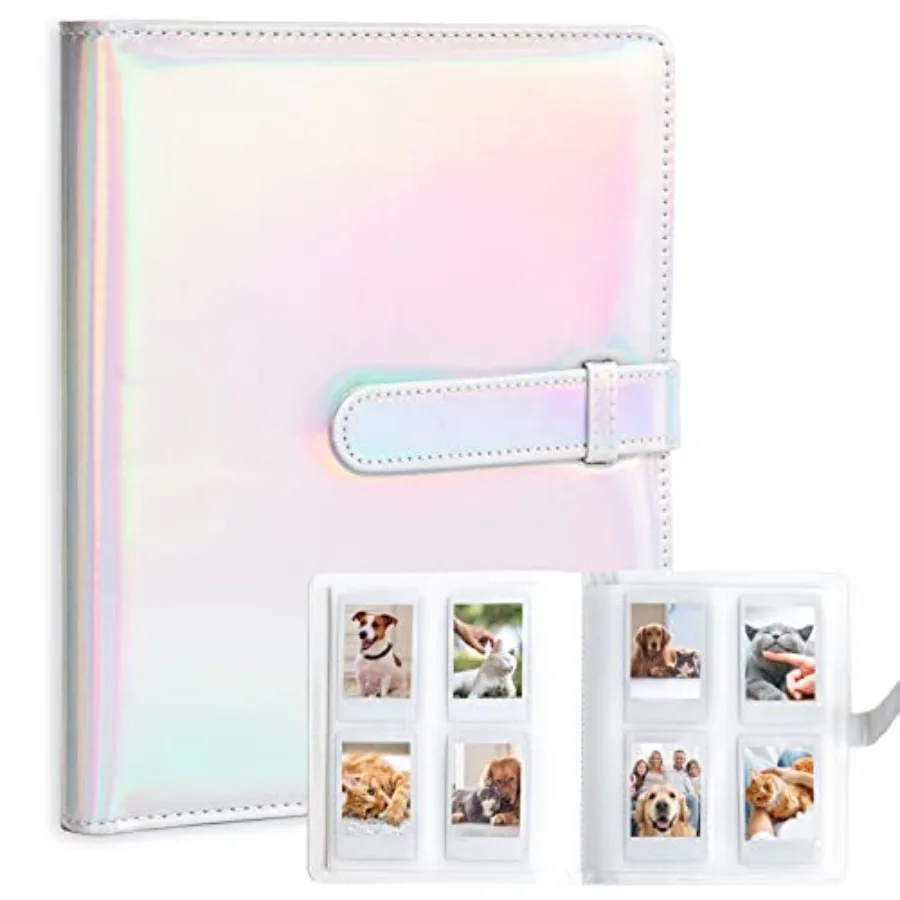 

128 Pockets Mini Photo Album for Fujifilm Instax Mini Camera, Polaroid Snap, Z2300, SocialMatic Instant Cameras and Zip Instant