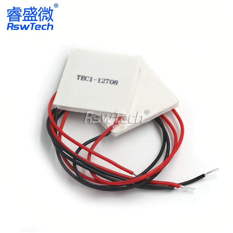 TEC1-12705 Thermoelectric Cooler Peltier 12706 12710 12715 40*40MM 12V Elemente Module 12704 9 12 15 Insulation cotton 1pcs