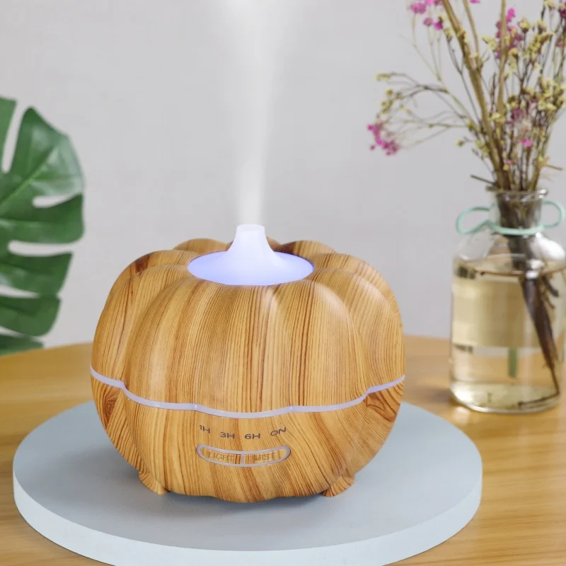 2022 NEWEST Pumpkin Aroma Diffuser 400ML Aromatherapy Essential oil Diffuser Ultrasonic Room Fragrance Humidifier Air Freshener