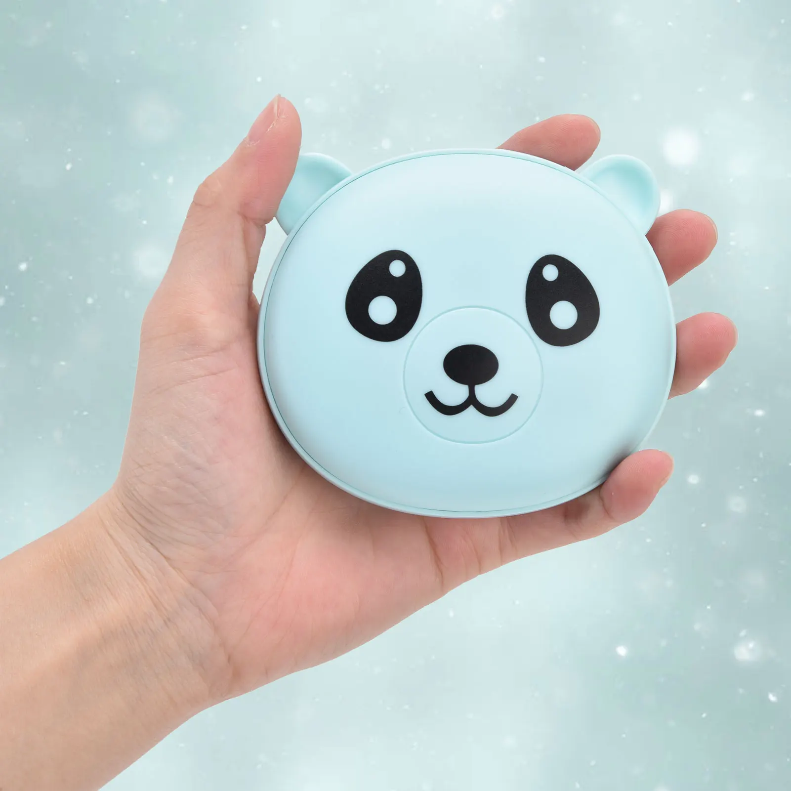 

Грелка для рук, мини-портативный двухсторонний обогреватель, USB перезаряжаемый зимний обогреватель с USB-кабелем для школы, офиса, дома