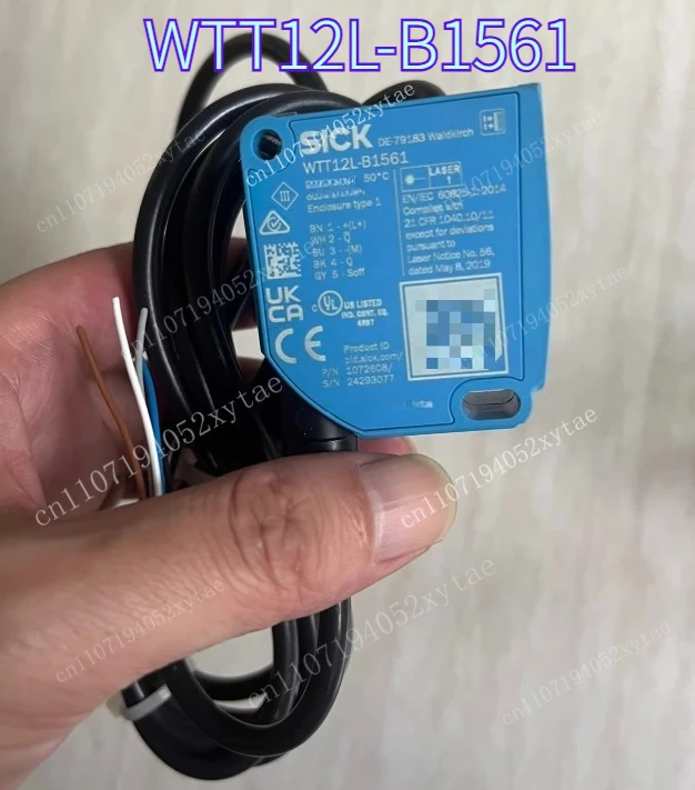 New Photoelectric Sensor WTT12L-B1561 DC10-30V, Current Consumption ≤100mA, Protection Class IP67