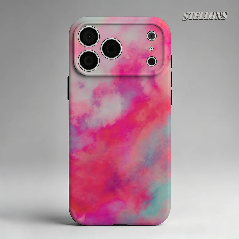 Coque de téléphone Pastel Clouds pour iPhone 18, modèle incontournable, double couche, compatible avec iPhone 17, 16, 15, 14, 13 Pro Max Plus