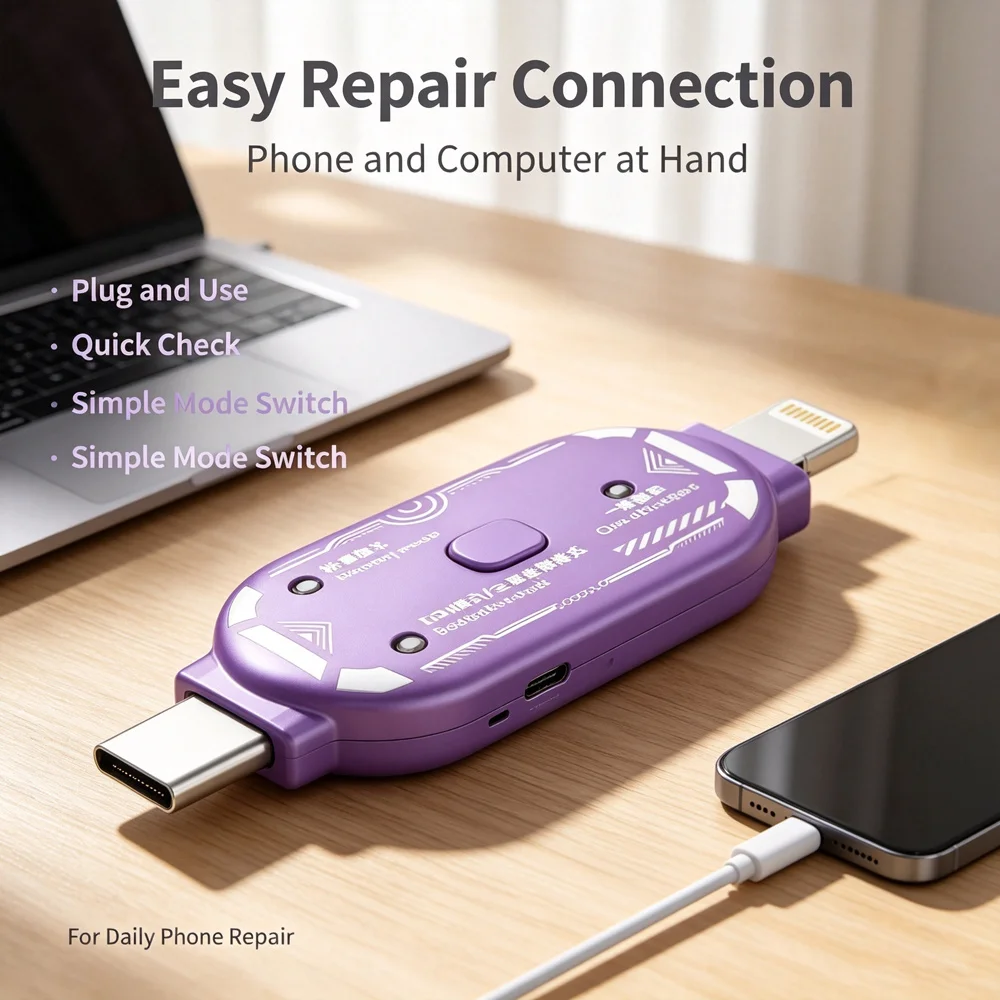 One Button DFU Bootloader Recovery Mode Engineering Cable Mobile Phone Test Line For Cell Phone Flash Debugging Repair Operation