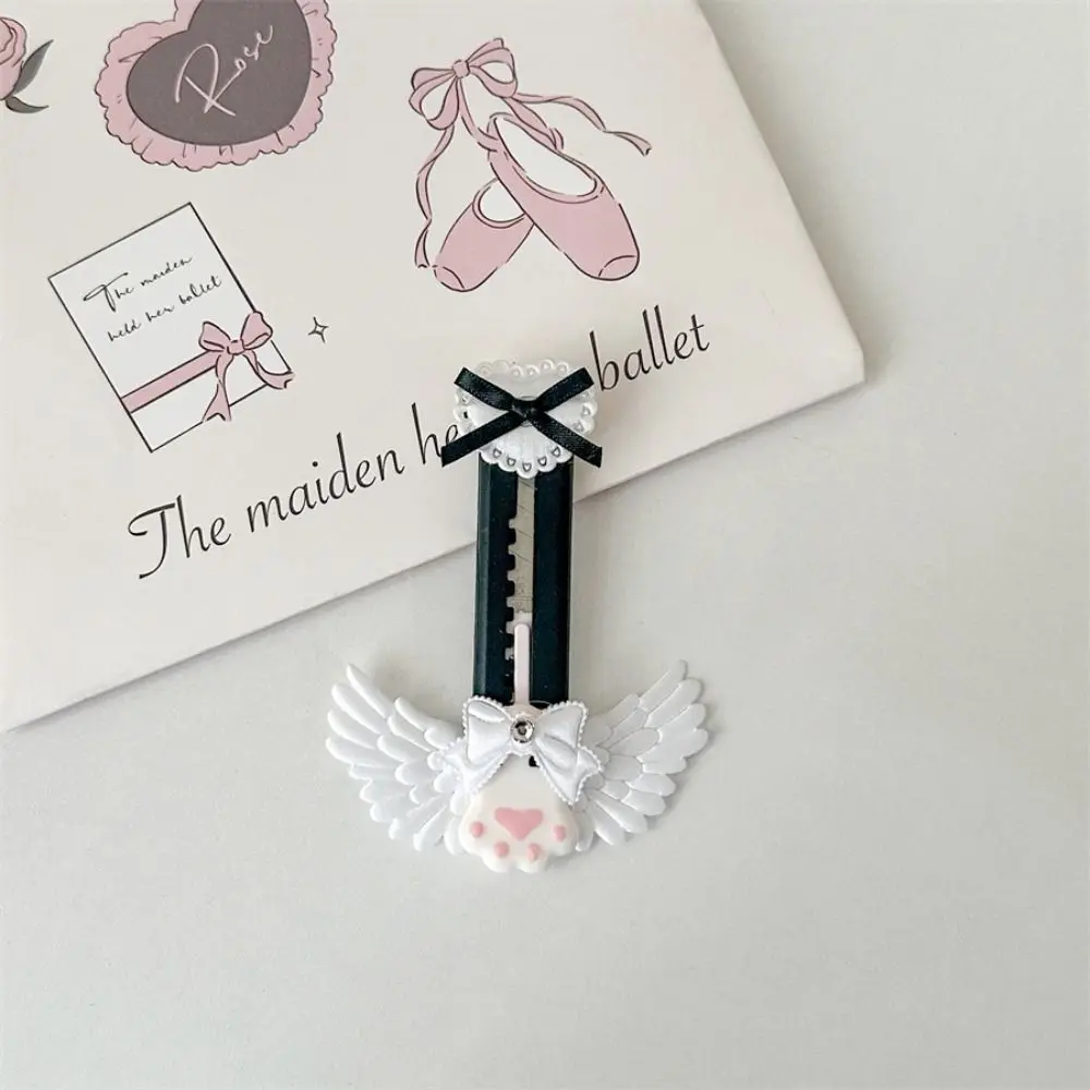 

Универсальный нож в стиле банта «сделай сам», легкая открывалка для конвертов, изысканный компактный нож для открытых коробок