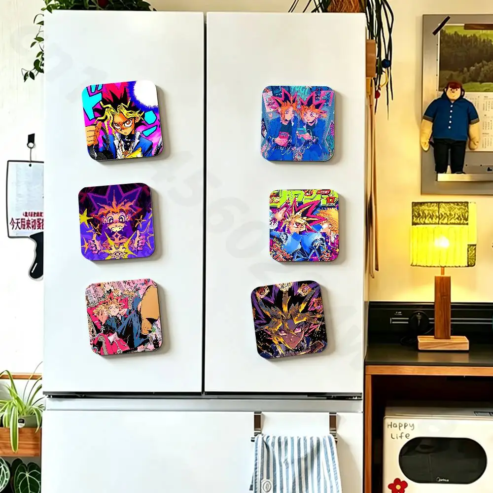 Yu-Gi-Oh Anime Fridge Magnets Round Magnetic Refrigerator Decoration Memorial Gifts Wedding Favors