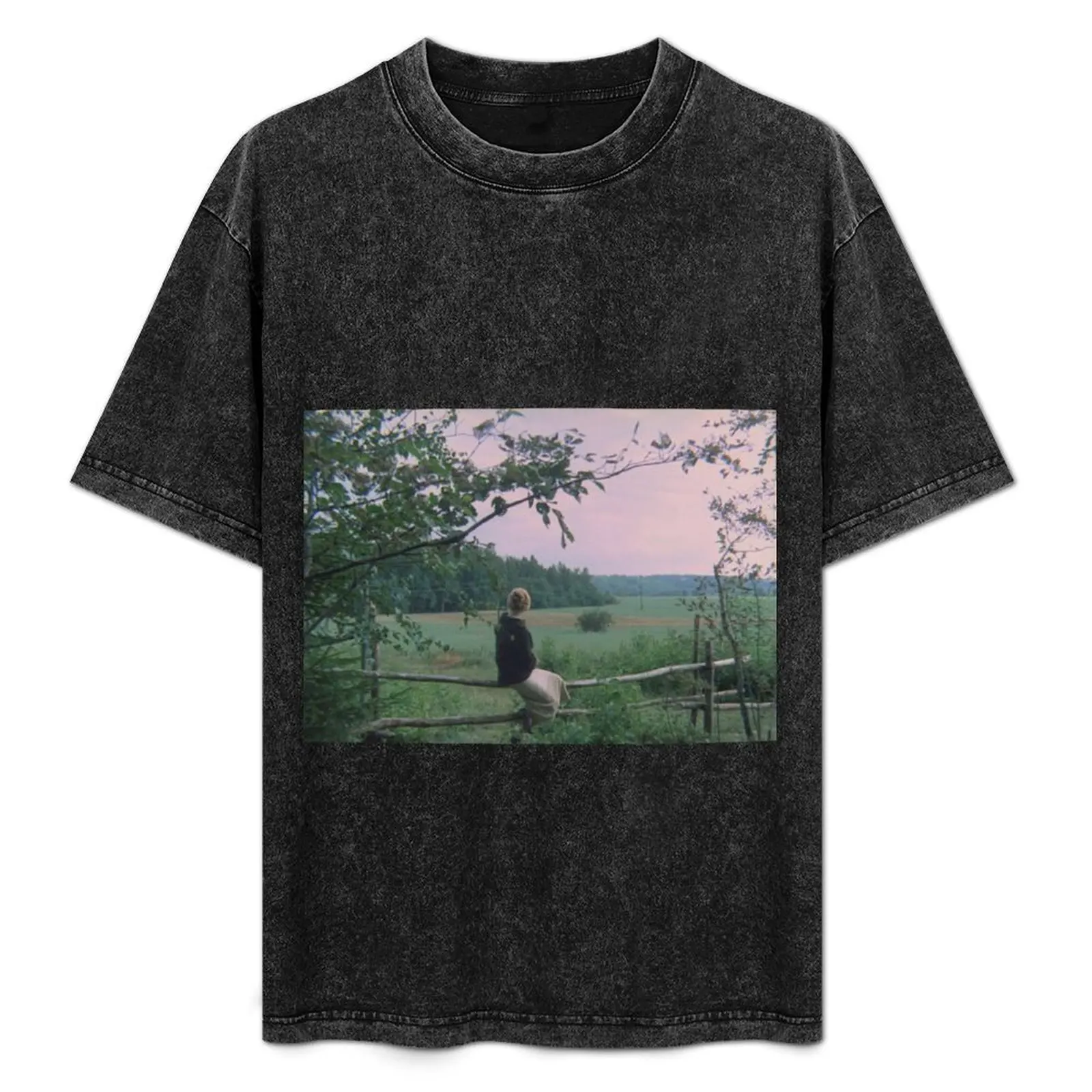 

Tarkovsky T-Shirt anime vintage anime shirt graphic tee shirt mens clothes