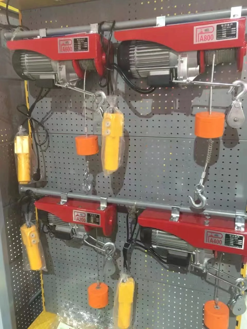 Mini Electric Crane Hoist Home Red Motor Training Power Sales Pendent Color Support Wire Method Origin Type Online Rope
