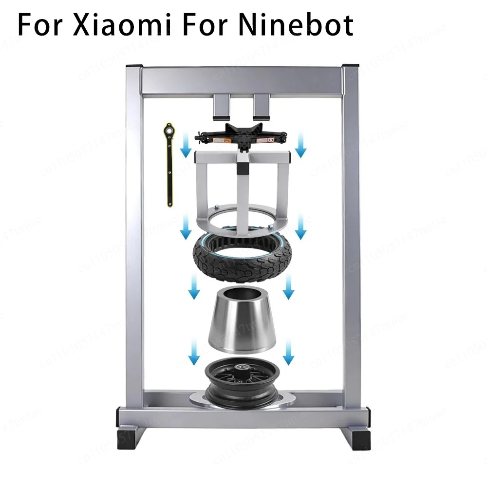 M365 8.5/10 Inch Non-Pneumatic Honeycomb Solid Tire Stamping Machine for Ninebot Max G30 Electric Scooter Parts