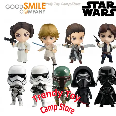 【स्टॉक में】ओरिजिनल गुड स्माइल नेन्डोरॉइड स्टार वार्स हान सोलो ल्यूक स्काईवॉकर रे डार्थ वाडर एनीमे एक्शन फिगर खिलौने 12 best sales ल्यूक स्काईवॉकर का चित्र - №10