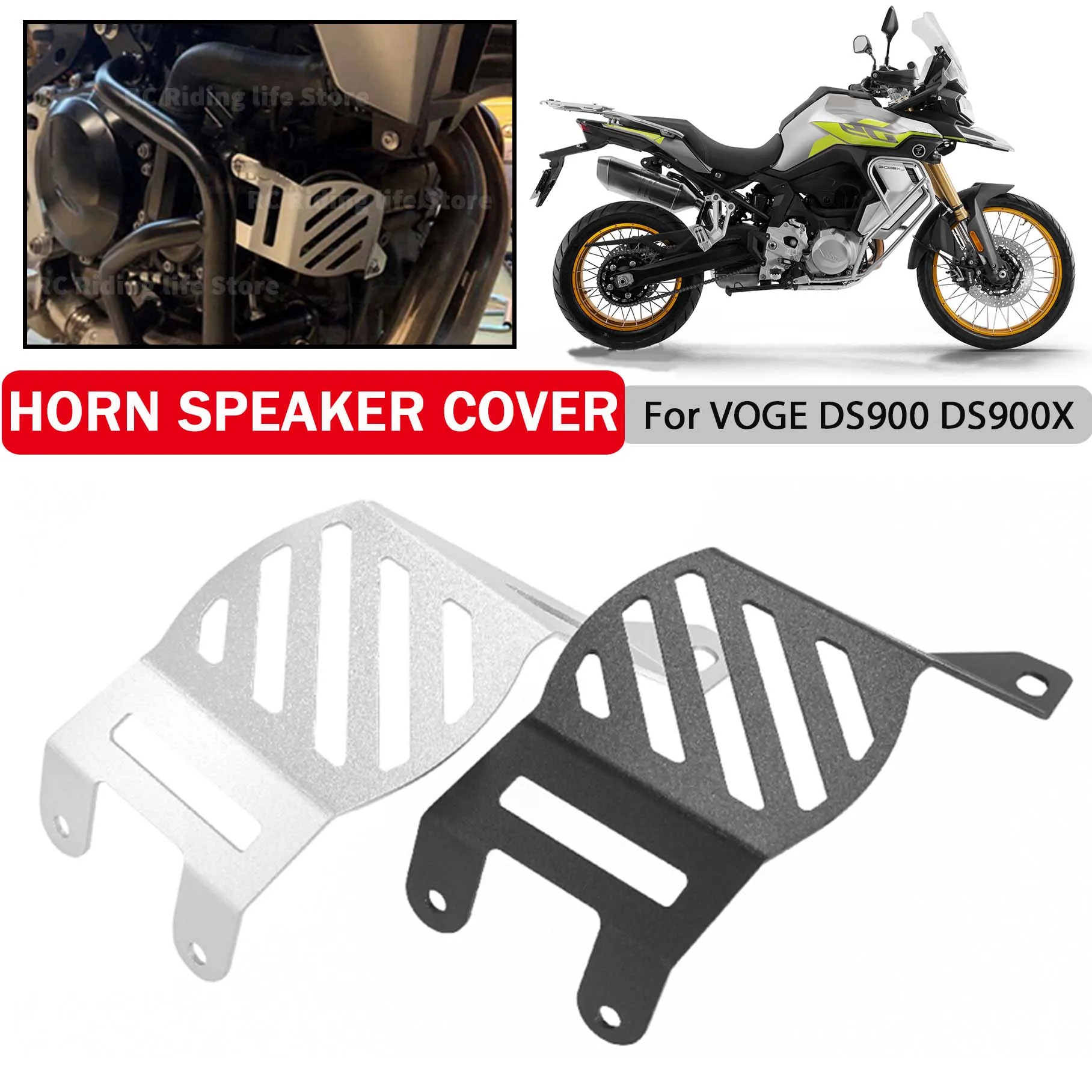 

Motorcycle Horn Speaker Grille Cover Guard For VOGE DS900 DS900X DS 900 X DS 900X Bugle Trumpet Protective Protector Accessory