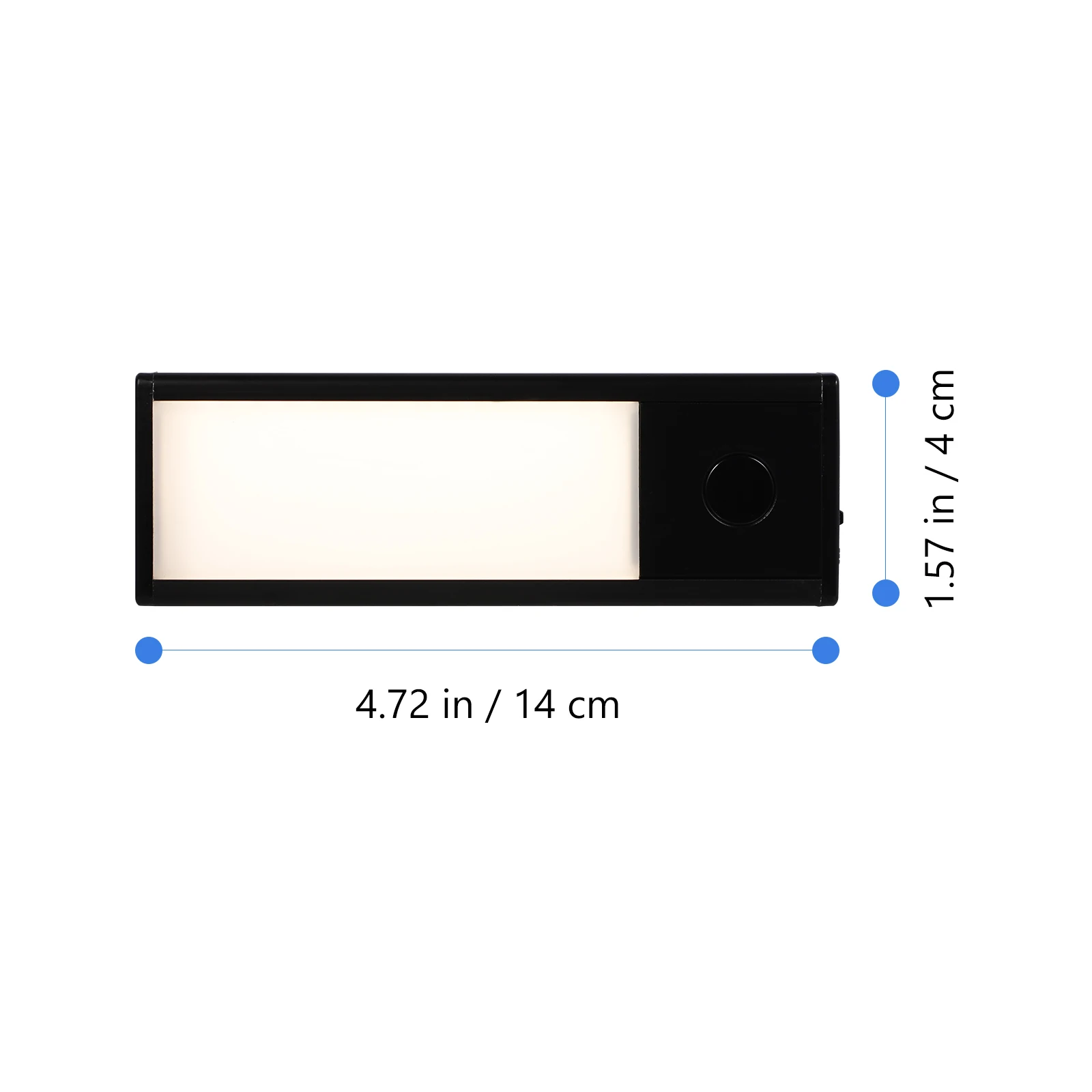 

Magnetic LED Closet Light Motion Sensor Under Cabinet Nightlight Aluminum PC Material Control Suitable Bathroom Garage