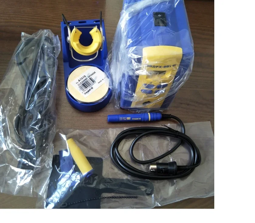 

2025.4 100% японская оригинальная сварочная станция HAKKO с белым светом FX-951 не кронштейн для общежития, 100 В с ручкой 2025