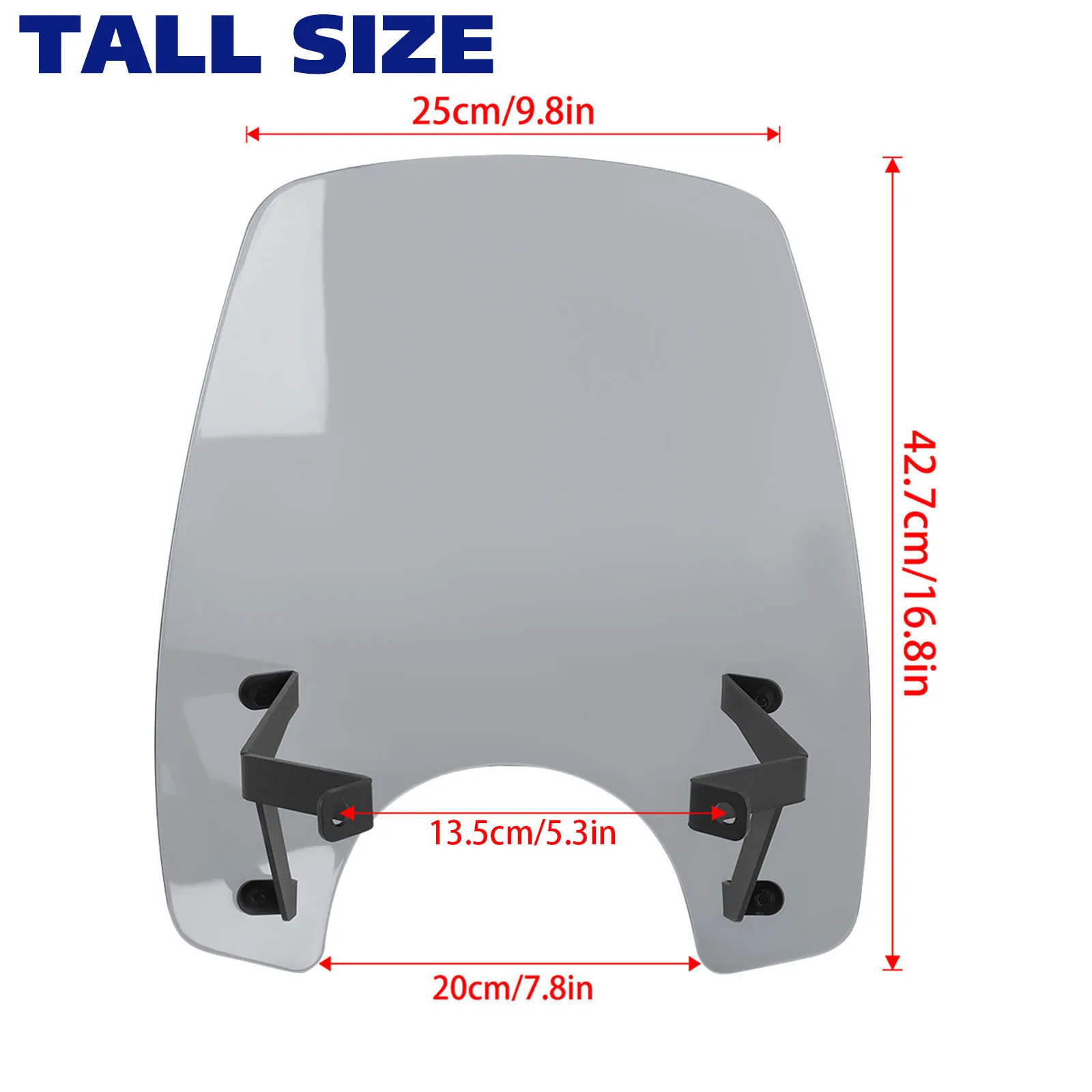 For BONNEVILLE T120 T100 2016-2026- Tall/Short Windshield Visor Viser Windscreen Screen Double Bubble Wind Deflector Accessories