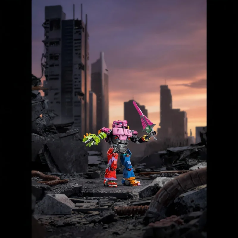 

2026 Hero Mecha Combat Team Creative Game Series SI-FI Interstellar Robot Robot Leader Building Blocks Christmas Birthday Toys