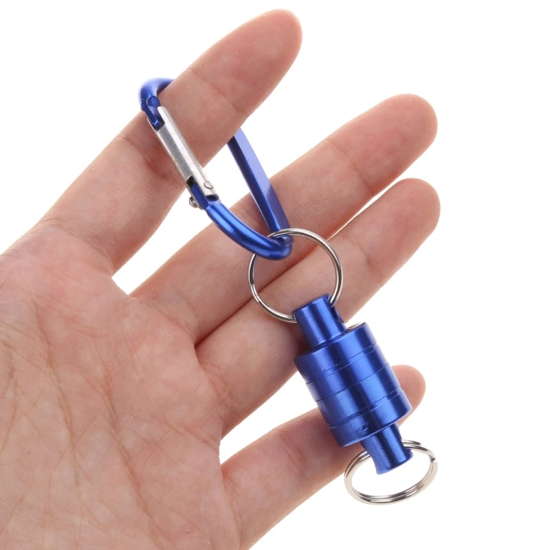 Outdoor Fishing Release Holder Double Hooks Multi Functional Aluminium Alloy Portable Carabiner Bag Waist