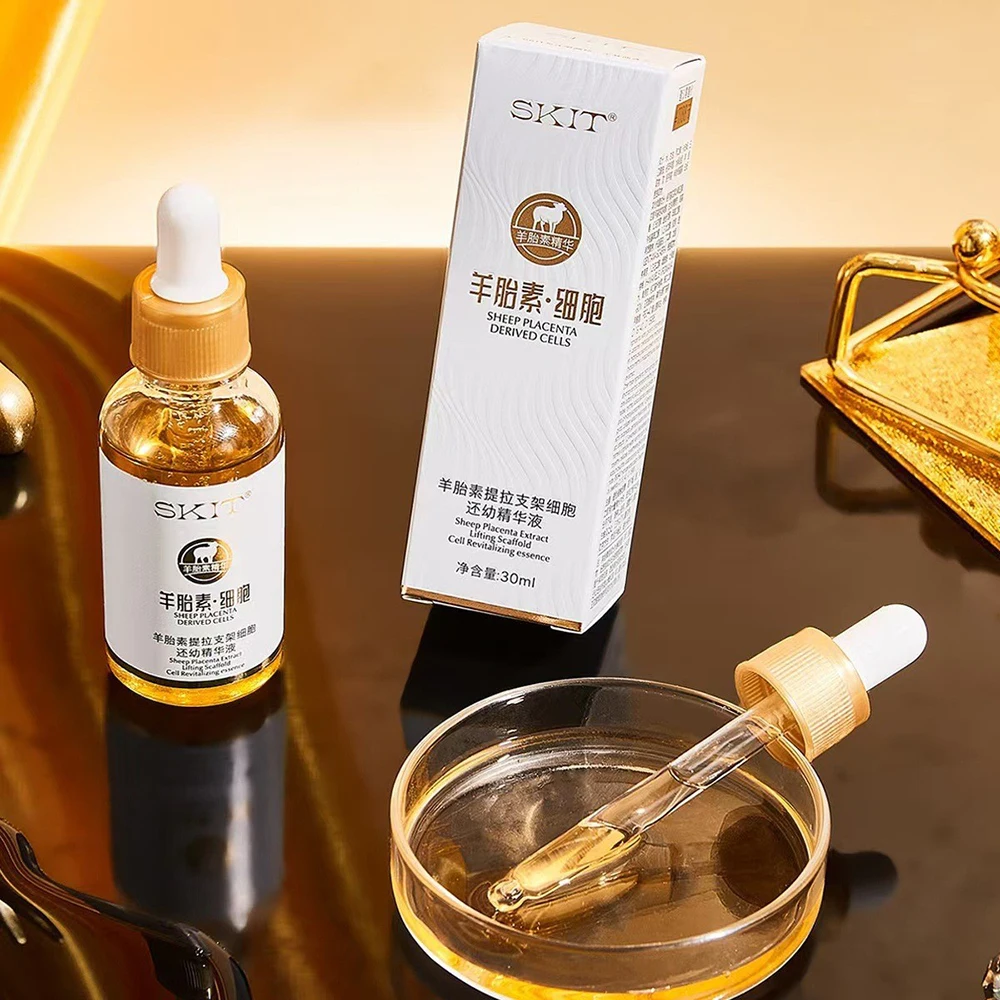 

Sheep Placenta Extract Lifting Scaffold Cell Revitalizing Essence Skin Rejuvenation Moisturizing Nourishing Beauty Face Serum