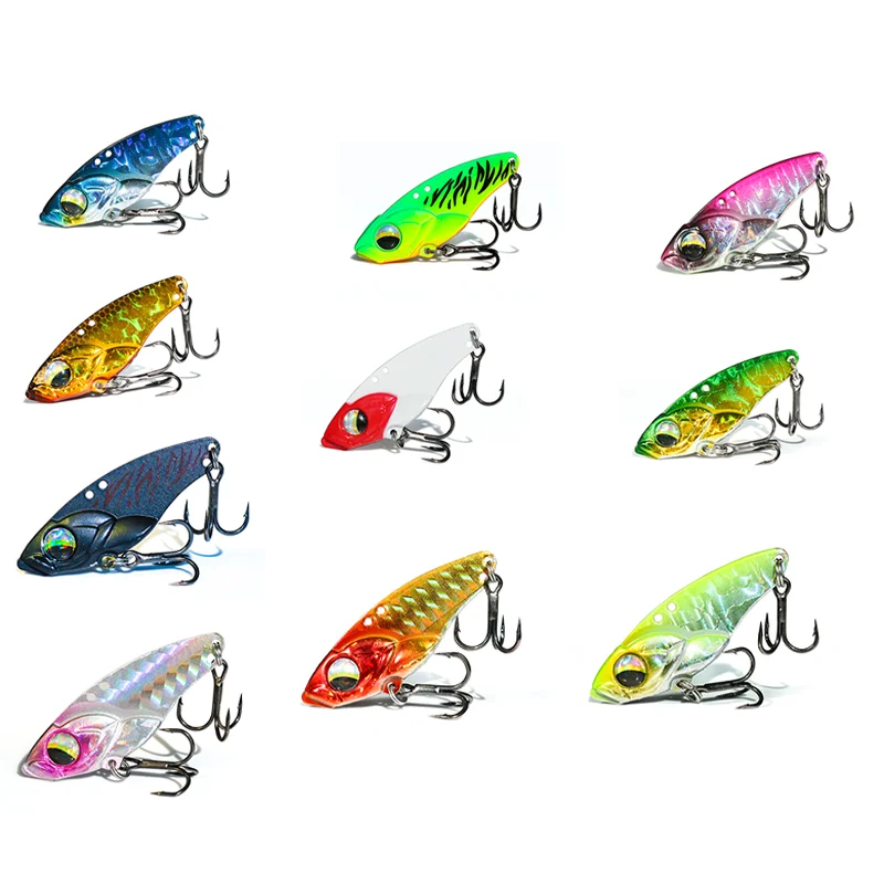 1Pcs Metal VIB Blade Fishing Lure 5g 7g 10g 14g Vibration Spoon Spinner Crankbait Bass Pike Perch Tackle Artificial Bait Tackle
