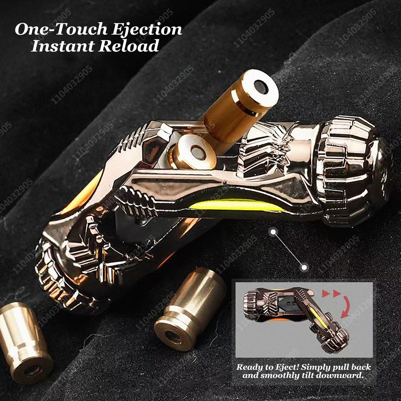 EDC Fidget Slider Alloy One-Button Shell Ejection Fidget Toys Spinner Anti Stress Funny Novelty Toys for Kids & Adults Boy Gifts