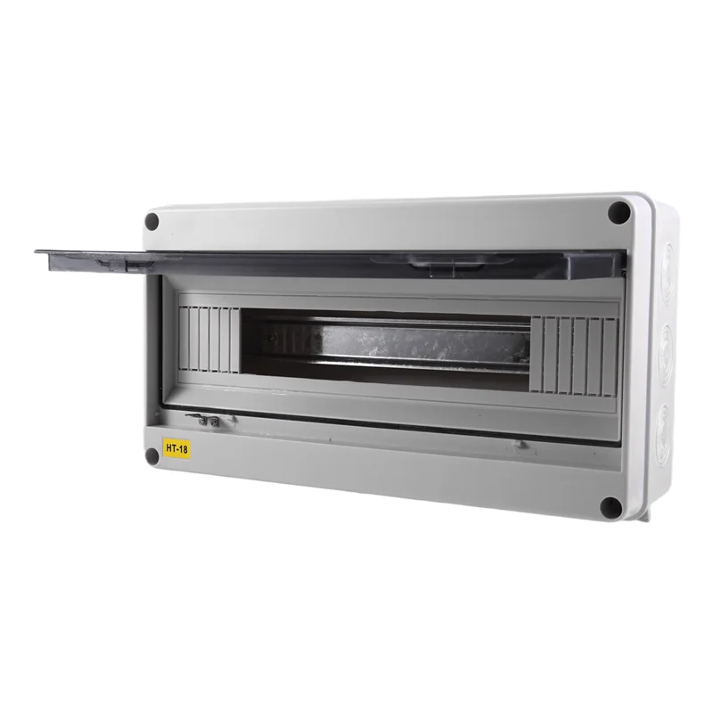 A50U IP65 Waterproof HT Series 18WAY Junction Box In ABS For Outdoor Electrical Distribution With Lock For Circuit Breaker