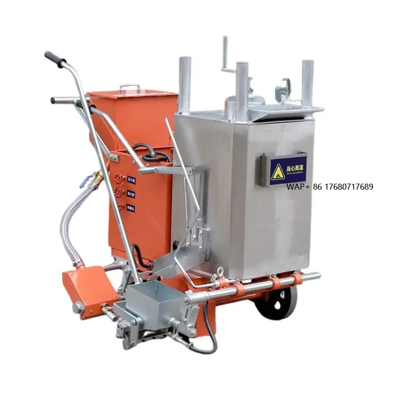 All-in-One Automatic Thermoplastic Road Line Marking Equipment High-Melt Paint Applicator for Highways Airports Parking Lots
