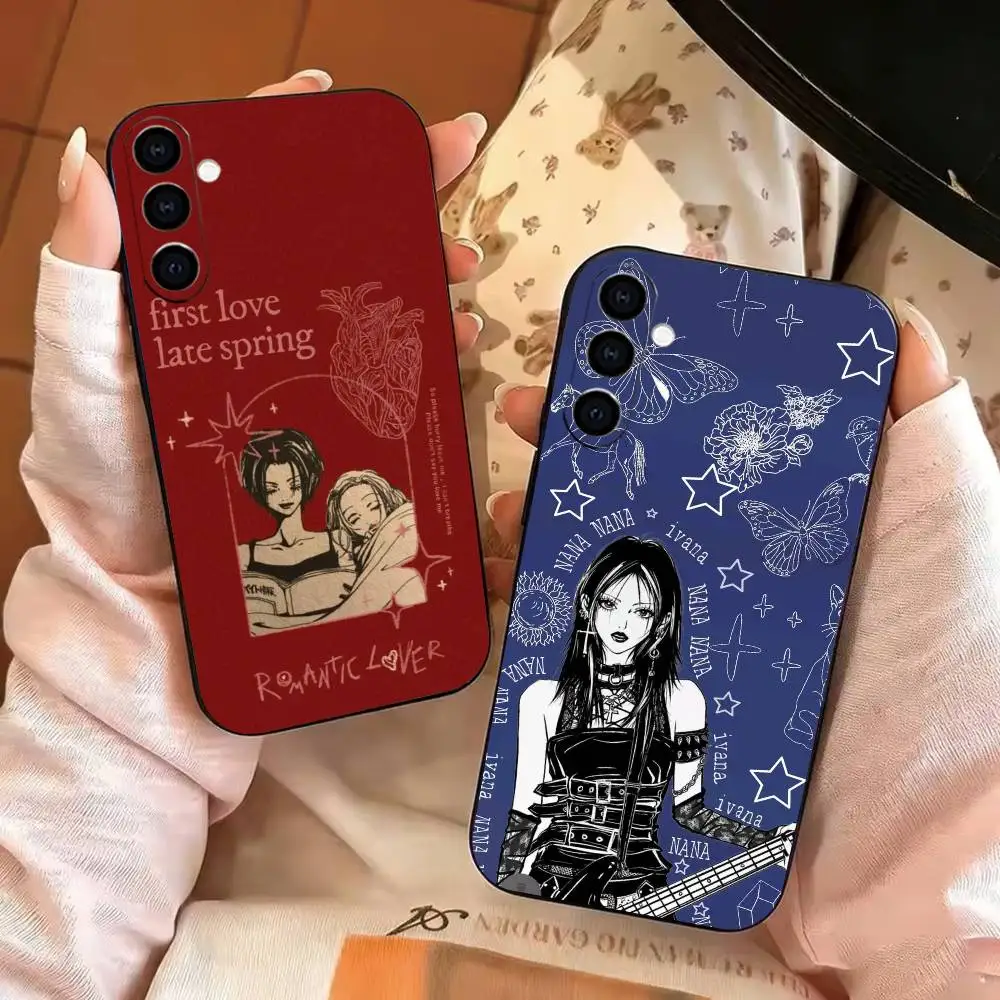 Anime Print Oosaki Nana  Phone Case For Samsung Galaxy A73,A72,A71,A70,A53,A52,A51,Soft Silicone Black Cover