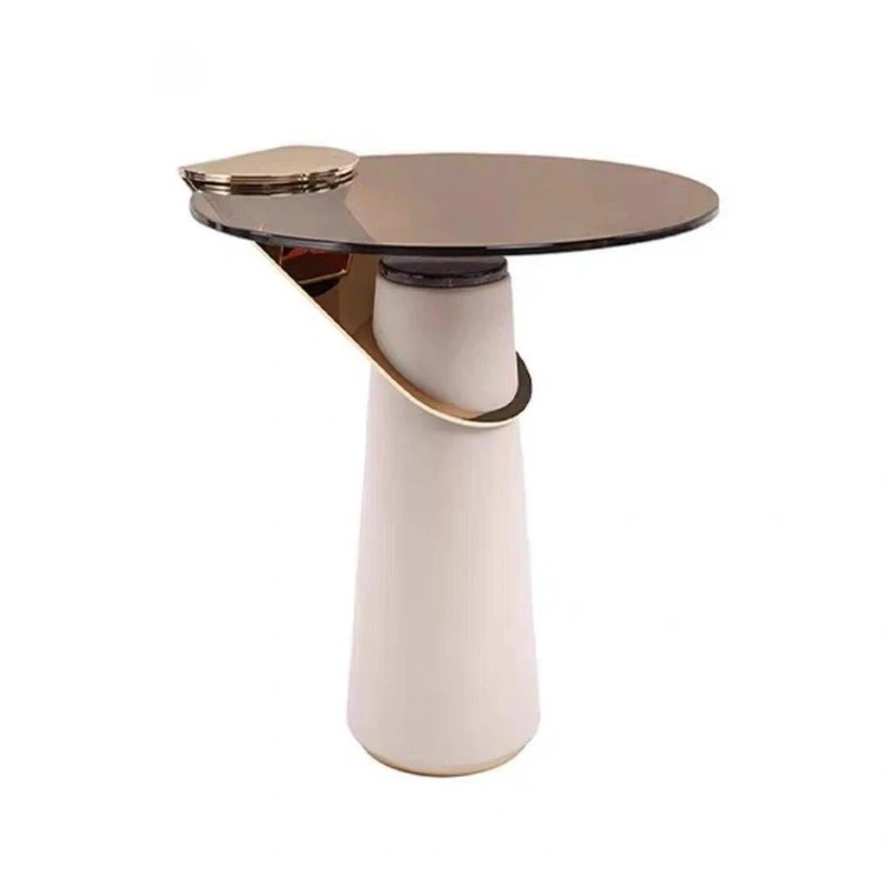 Modern simple round coffee table creative sofa