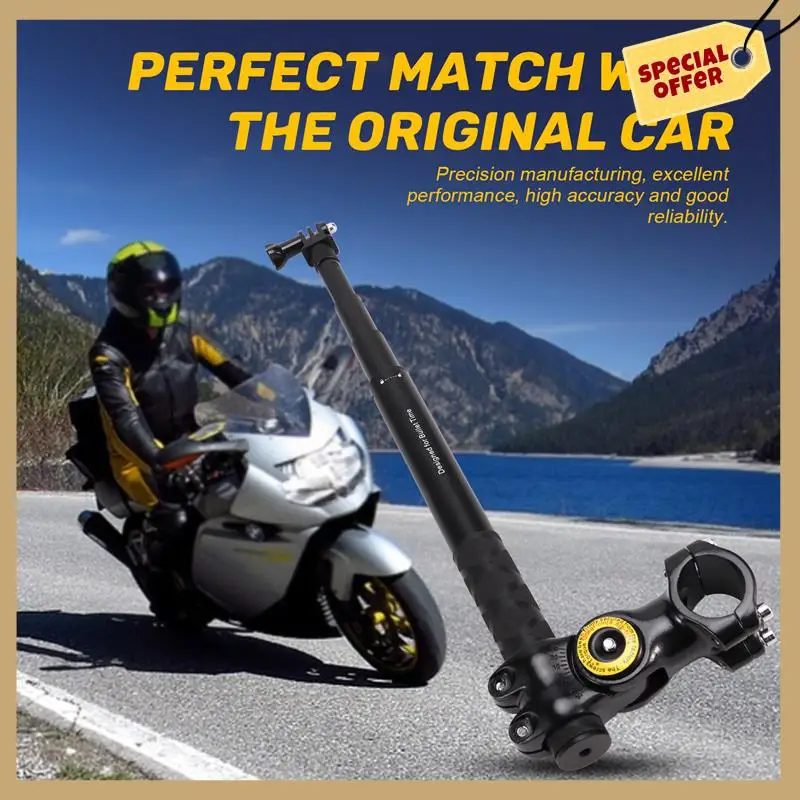 Regulowany uchwyt na kierownicę do Insta360, Gopro Motocykl Rower Niewidoczny kij do selfie