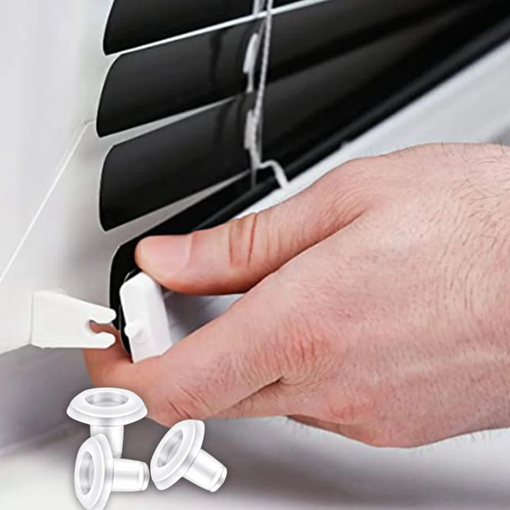 

50Pcs Transparent Blind Bottom Rail Plugs Window Accessories Easy Install Home Office Window Accessories for Home