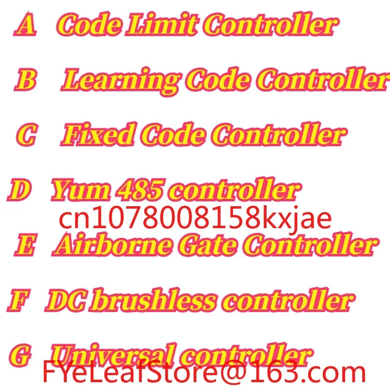 Original T19 Barrier Controller, Electric Door Stopper, Coding Limit, Learning Code, Fixed Code Controller