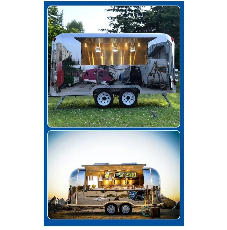 New Arrival 4 Meters Length Food Vending Trailer/Street Mobile Food Truck