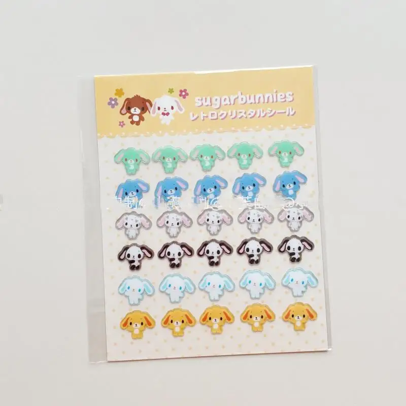 الماس الحواف سانريو Sugarbunnies بريق هلام ملصقات لطيف ليتل TwinStars فتاة ملصقات صناعة يدوية لعبة جراب هاتف هدية تزيين