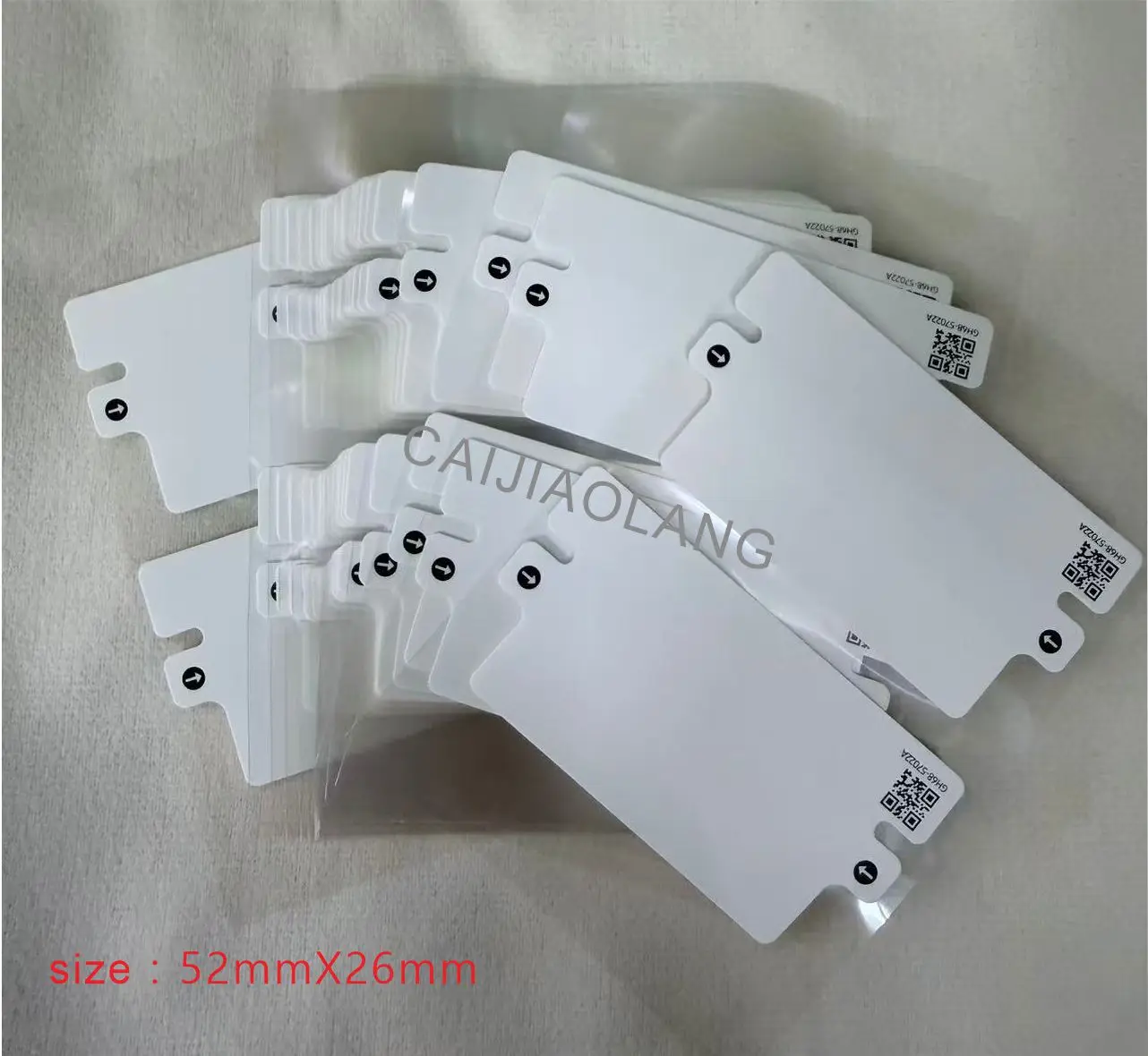 

100 шт., упаковка в коробке, закрытая этикетка, уплотнительная наклейка, пленка для Galaxy Watch 7 8, Ultra Wrap, пластиковая пленка, заводская пленка 5,2X2,6